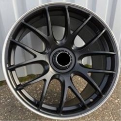 MERCEDES  Matt Black Lip Machined