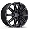 PORSCHE  Black Lip Machined